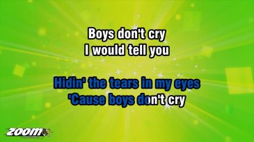 boys dont cry the cure