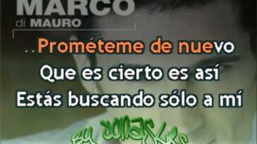 Mi vida sabe a ti – Marco Di Mauro